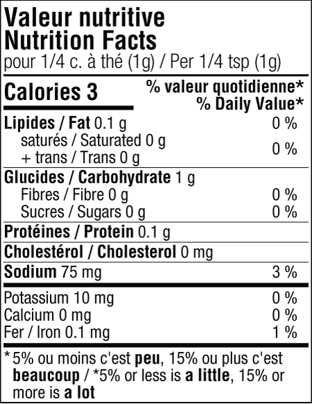 Épice à poisson et fruits de mer