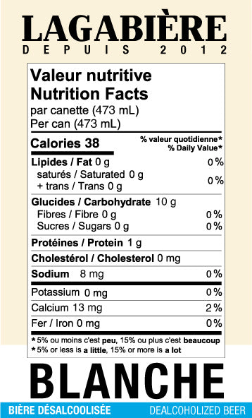 BLANCHE Sans Alcool - 12x473ML