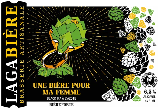 étiquette Une Bière Pour Ma Femme