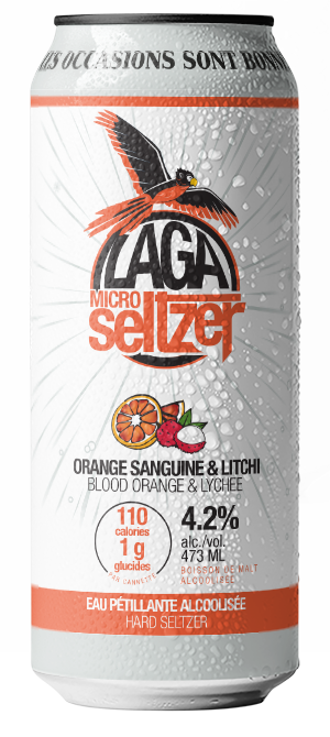 Lagaseltzer orange sanguine et litchi