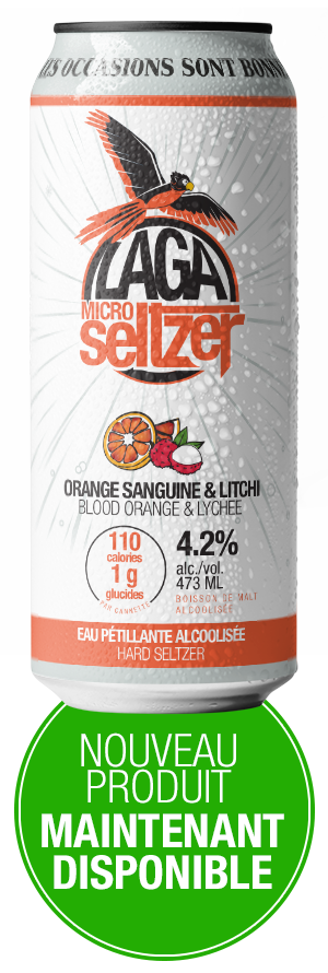 Lagaseltzer orange sanguine et litchi