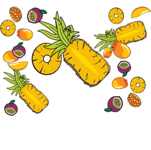 étiquette Lagaseltzer Fruits tropicaux
